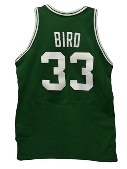 1986-1987 Larry Bird Game Used Celtics Road Jersey MEARS A8